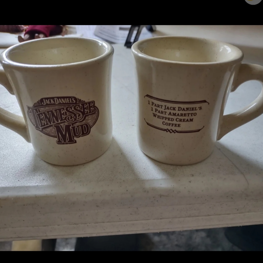 2 Jack Daniels coffee mugs